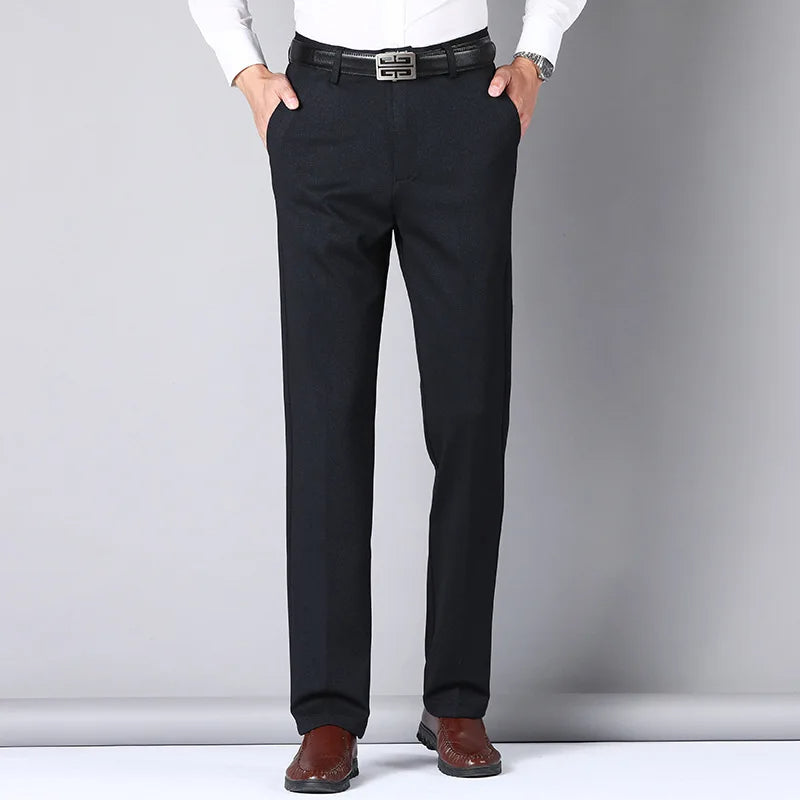 COMPRE 1 E LEVE 2 | Calça Social Clássica Alfaiataria Gentleman 2024 + Brinde Cinto Social Couro