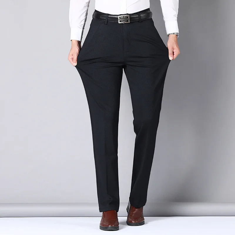 COMPRE 1 E LEVE 2 | Calça Social Clássica Alfaiataria Gentleman 2024 + Brinde Cinto Social Couro