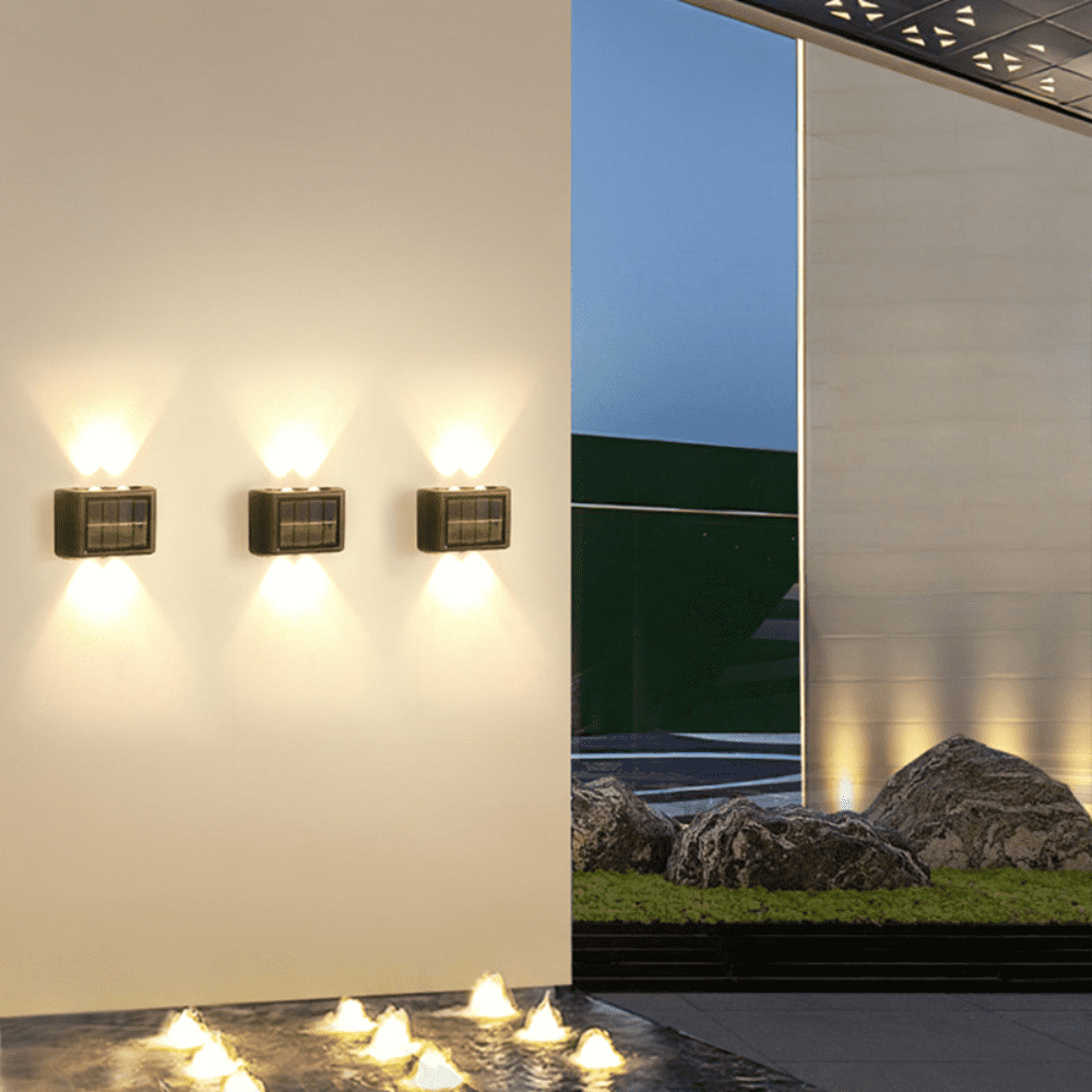 Luminária solar para parede