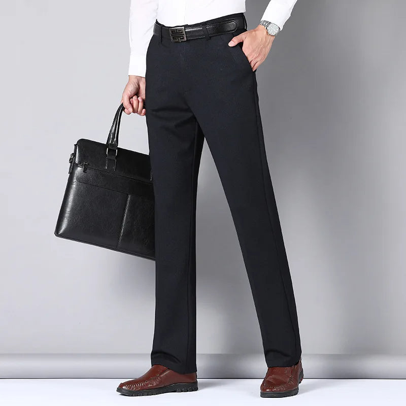 COMPRE 1 E LEVE 2 | Calça Social Clássica Alfaiataria Gentleman 2024 + Brinde Cinto Social Couro