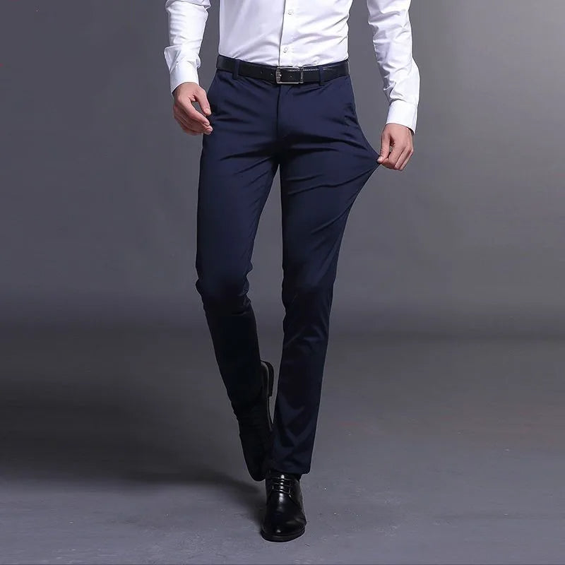 COMPRE 1 E LEVE 2 | Calça Social Clássica Alfaiataria Gentleman 2024 + Brinde Cinto Social Couro