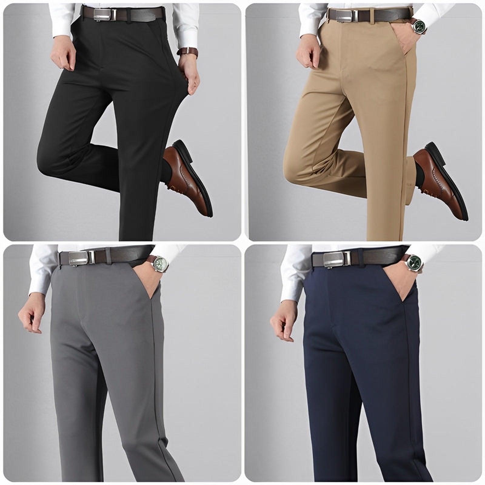 COMPRE 1 E LEVE 2 | Calça Social Clássica Alfaiataria Gentleman 2024 + Brinde Cinto Social Couro
