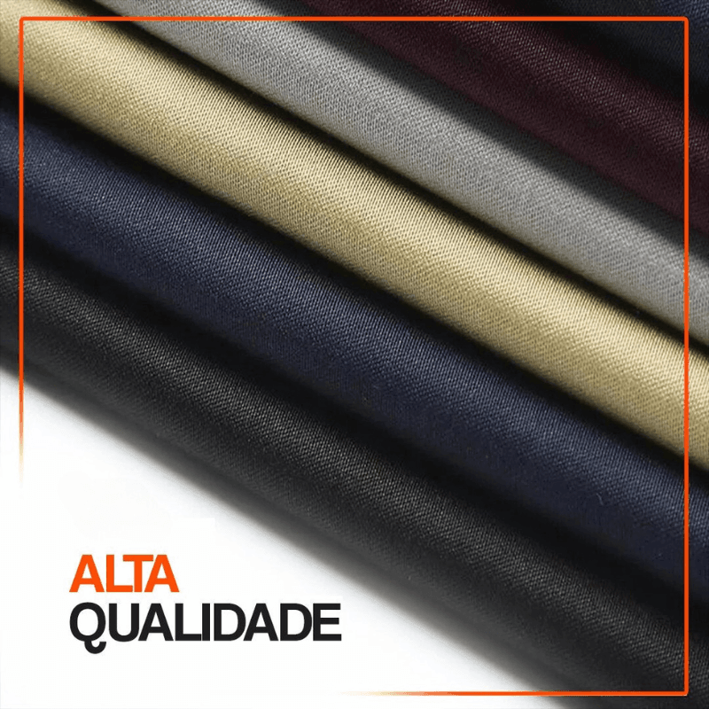 COMPRE 1 E LEVE 2 | Calça Social Clássica Alfaiataria Gentleman 2024 + Brinde Cinto Social Couro