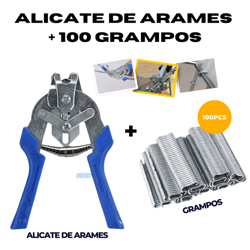 Alicate De Arames Para Cercas | Kit Completo - LojasPacheco