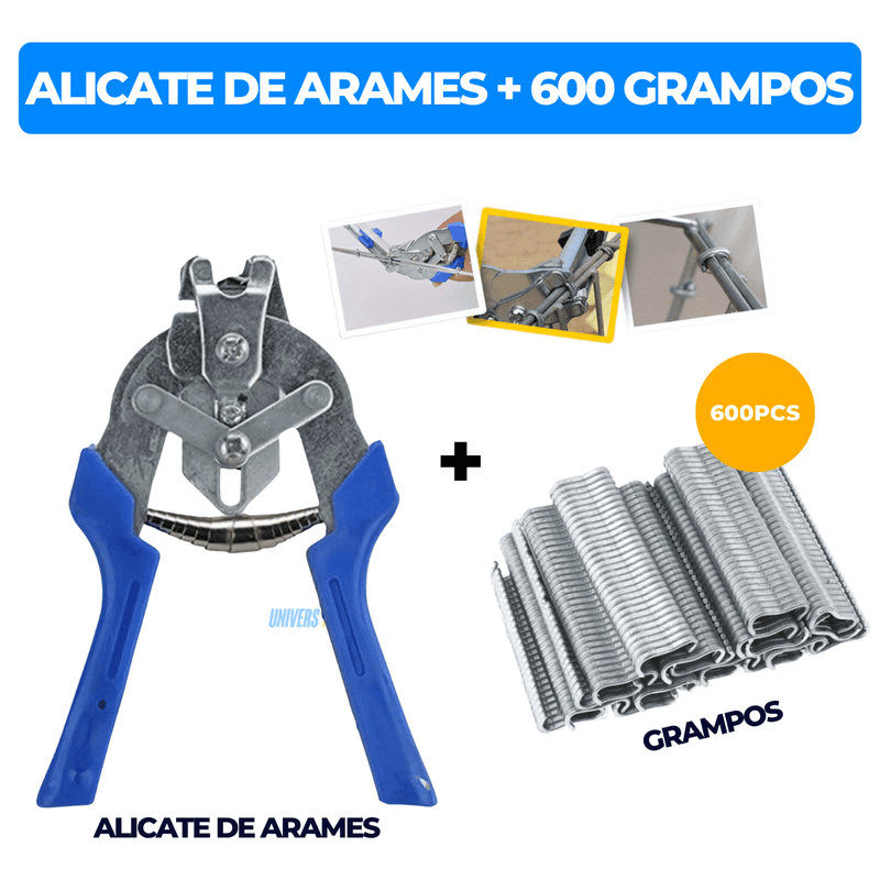 Alicate De Arames Para Cercas | Kit Completo - LojasPacheco