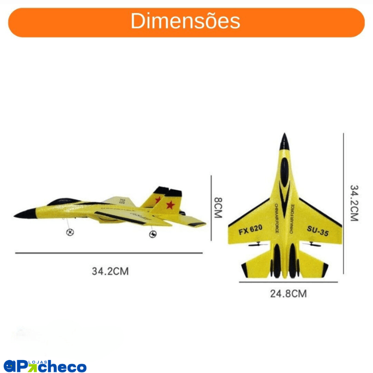 Aventuras nas Alturas: Avião Kids Control - LojasPacheco