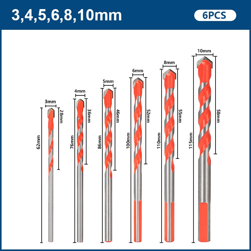 Brocas Diamantada Profissional Kit Completo