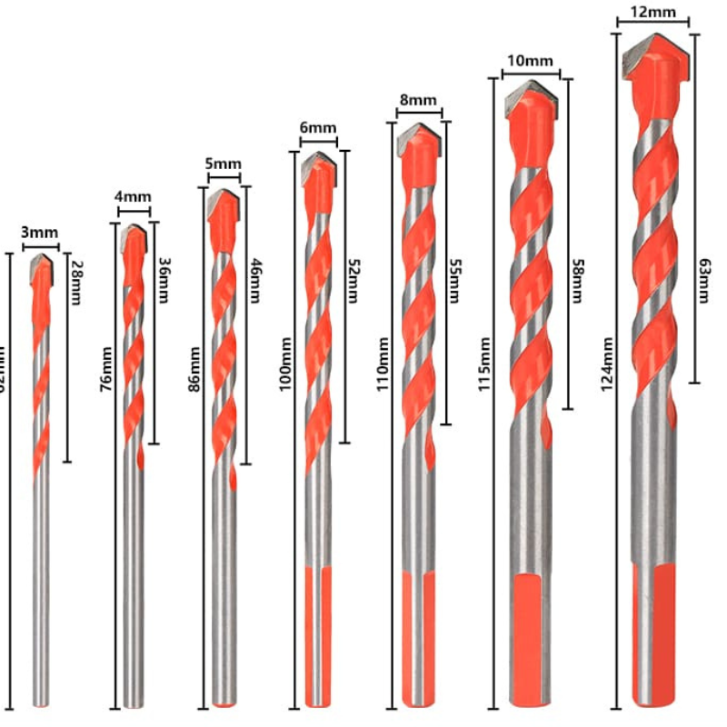 Brocas Diamantada Profissional Kit Completo