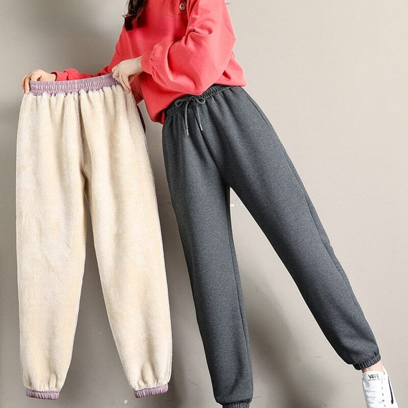 Calça Jogger Feminina com Forro em Lã CozyWarm