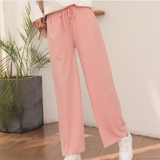 Calça Pantalona Flexível e Confortável