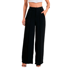 Calça Pantalona Social Feminina - LojasPacheco