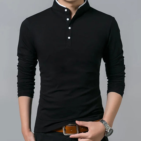 Camisa Casual Premium de Manga Longa Masculina