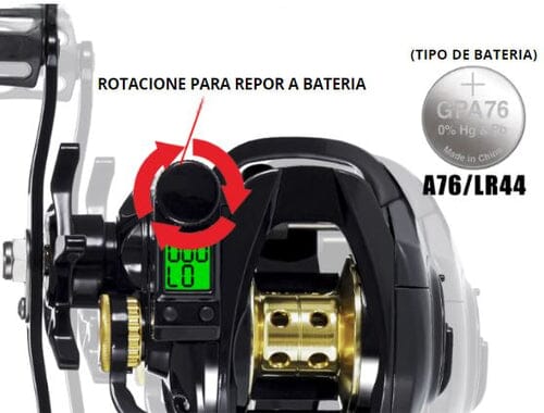 Carretilha Eletrônica TechReel 7:2:1