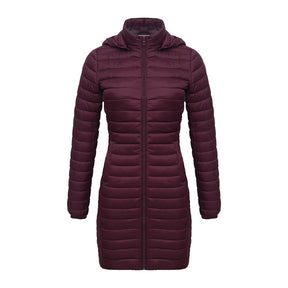 Casaco Feminino de Inverno Acolchoado de Algodão