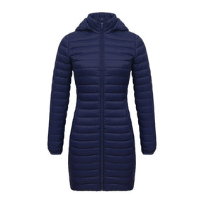 Casaco Feminino de Inverno Acolchoado de Algodão