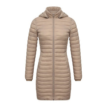 Casaco Feminino de Inverno Acolchoado de Algodão