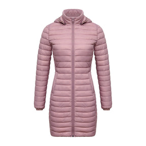 Casaco Feminino de Inverno Acolchoado de Algodão