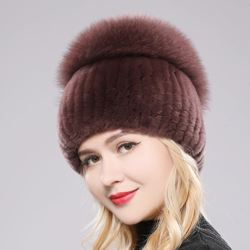 Gorro de Lã Inverno Feminino ComfortKnit