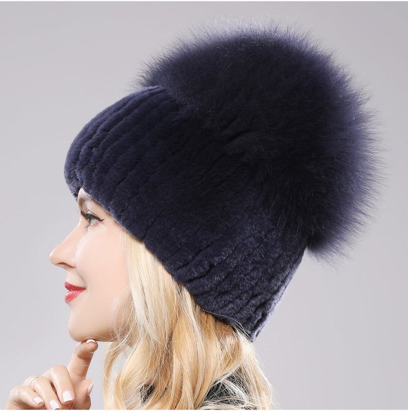 Gorro de Lã Inverno Feminino ComfortKnit