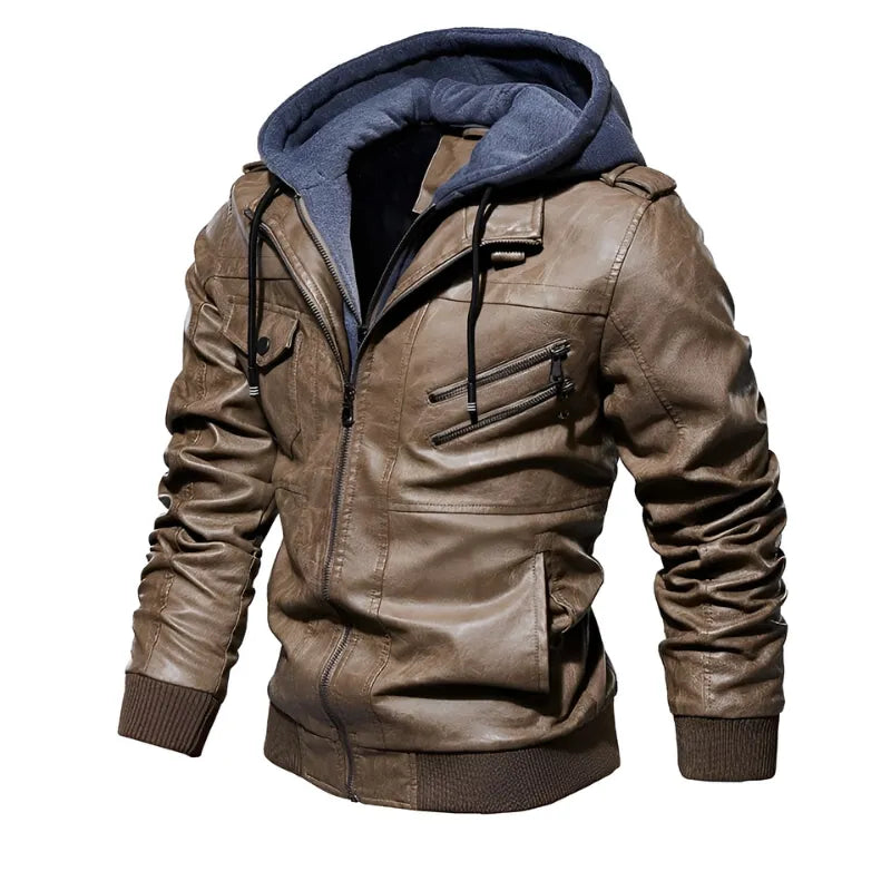 Jaqueta de Couro Masculina Vanguard