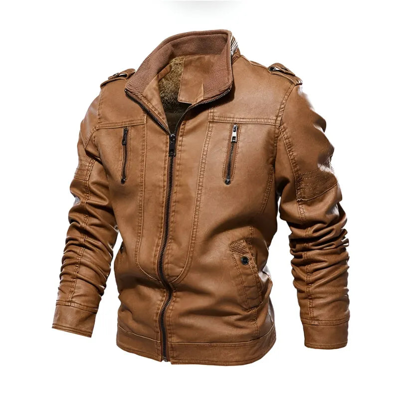 Jaqueta de Couro Masculina Vanguard