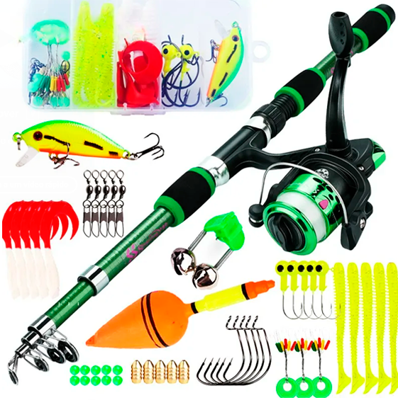 Kit Profissional de Pesca ProFish [MAIS DE 100 PEÇAS] - LojasPacheco