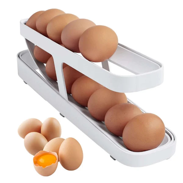 Organizador de Ovos com Rolagem Automática EggMax