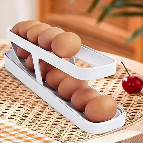 Organizador de Ovos com Rolagem Automática EggMax