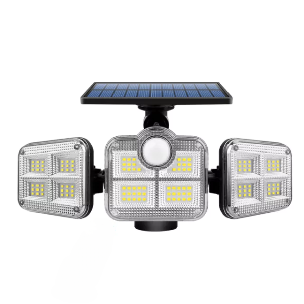 Refletor Led Solar Com 3 Cabeças 800W EcoLight