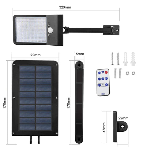 Refletor Solar com Sensor de Movimento ReaverLight - LojasPacheco