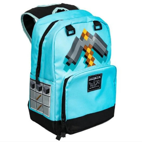 Mochila Infantil Escolar De Costas Minecraft