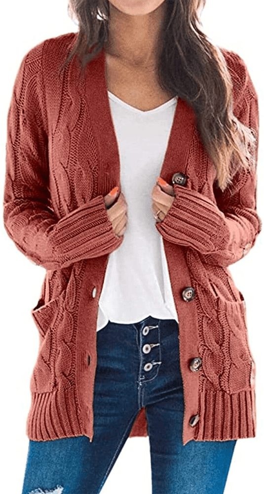 Cardigan Feminino de Tricô Confortável KnitElegance