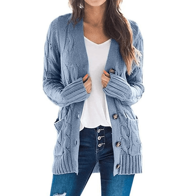 Cardigan Feminino de Tricô Confortável KnitElegance