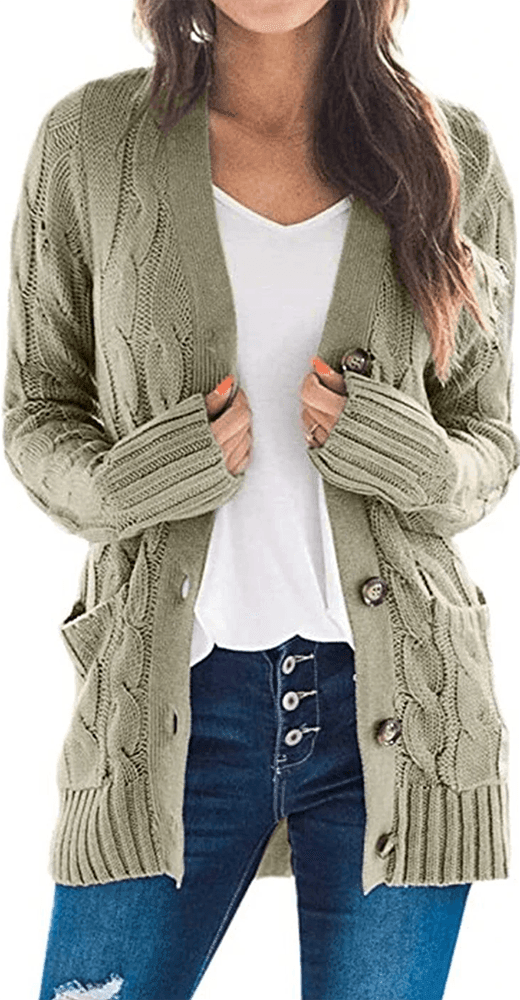 Cardigan Feminino de Tricô Confortável KnitElegance