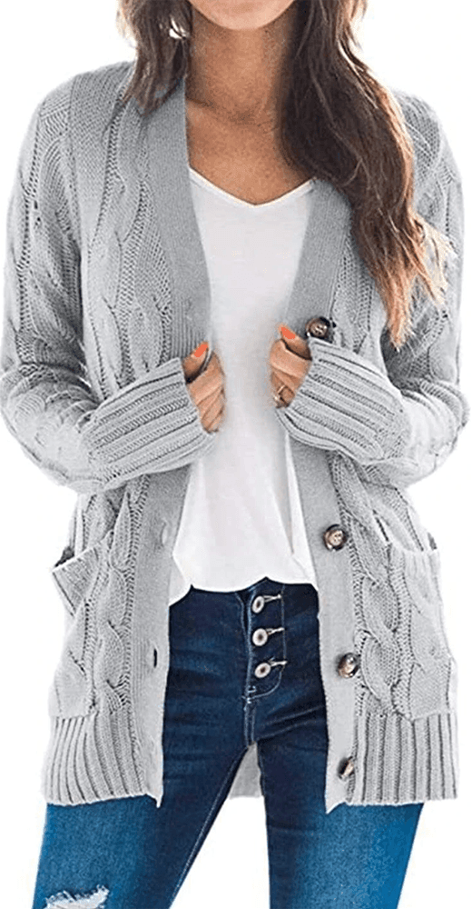 Cardigan Feminino de Tricô Confortável KnitElegance