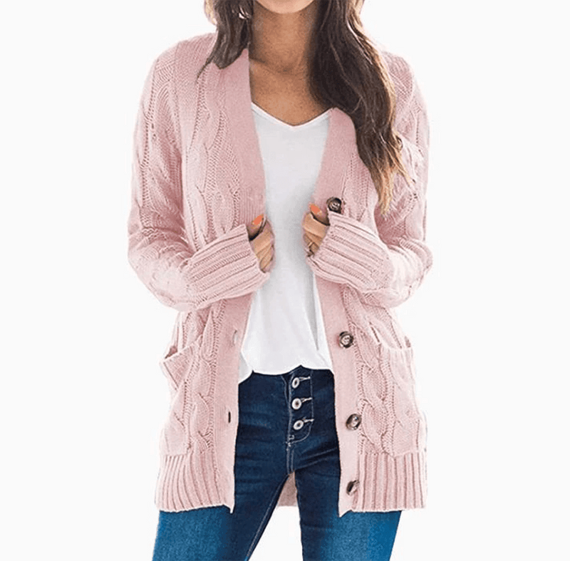 Cardigan Feminino de Tricô Confortável KnitElegance