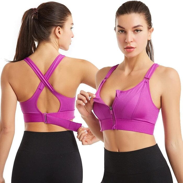 Top Feminino Fitness de Alta Sustentação